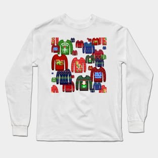 ugly christmas sweaters Long Sleeve T-Shirt